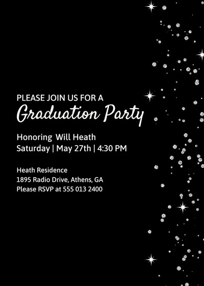 Free Graduation Invitation Templates | Adobe Express