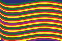 Design vetorial listas coloridas em formato de ondas