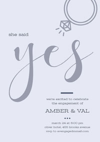 Free Wedding Engagement Invitation Templates Adobe Spark