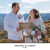 AMANDA AND AARON - WEDDING ALBUM