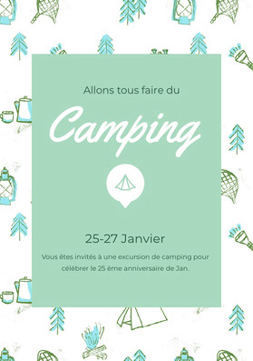 Invitation Gratuite Modeles D Invitations A Un Anniversaire Adobe Spark