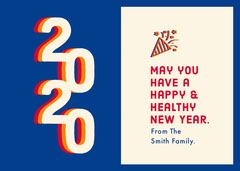 Free Customizable Happy New Year Card Templates Adobe Spark