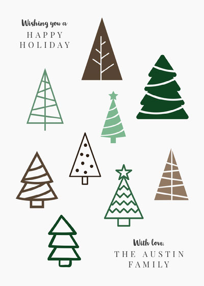 Christmas Card Photoshop Template, Holiday Card Template, Christmas Fa –  Birdesign