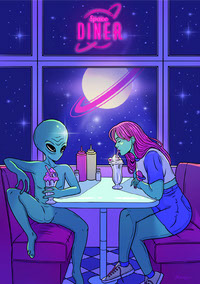 Alien girl - Diner