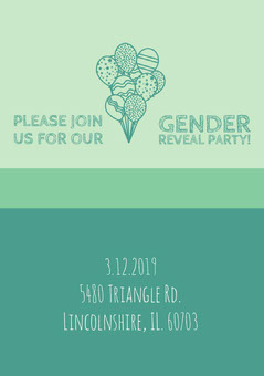 Customizable Gender Reveal Flyer Templates Adobe Spark