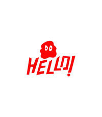 Hello_T-shirt design and Stickers