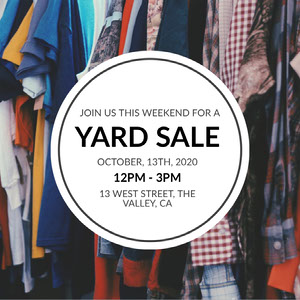 Free Yard Sale Sign Maker With Online Templates Adobe Spark Post