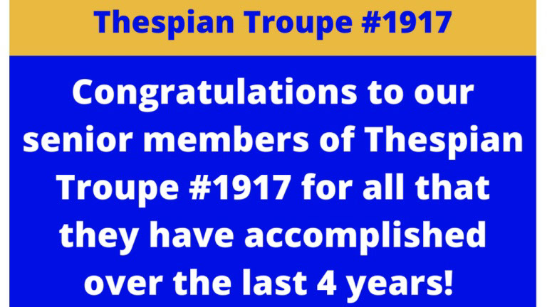 Thespian Troupe 1917 Class of 2020