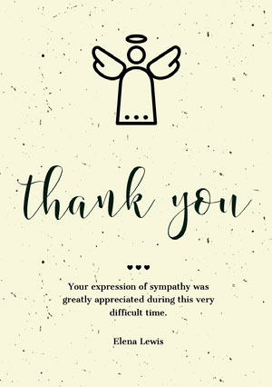 Free Funeral Thank You Card Templates Adobe Spark