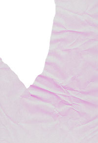 Pink torn paper