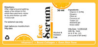 Vitamin C Face Serum Label Design