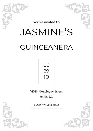 Free Quinceanera Invitation Maker With Online Templates Adobe Spark