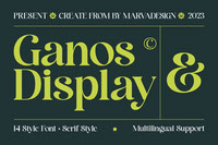 Ganos - Modern Display Font