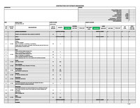 Landscape Excel or Spreadsheet