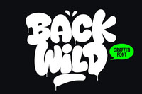 Back Wild - Graffiti Font