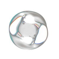 AI Generated 3d chromatic bubble 3