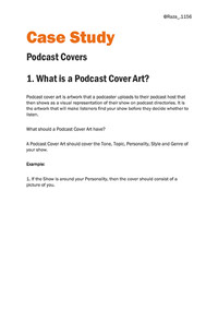 Podcast Cover Art - A Case Study on Behance
