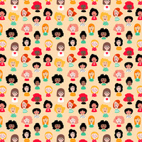 Girl Power Diversity Pattern Design