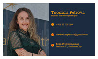 Teodora Petrova Business Card