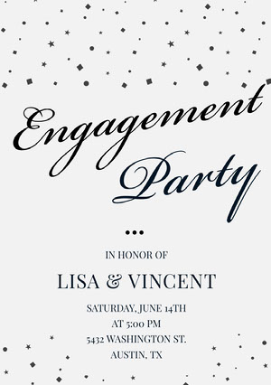 Free Wedding Engagement Invitation Templates Adobe Spark
