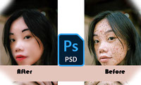 High end photo retouch