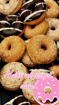 Free Customizable Templates With Donuts Adobe Spark