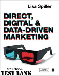 TEST BANK for Direct Digital and Data-Driven Marketing
