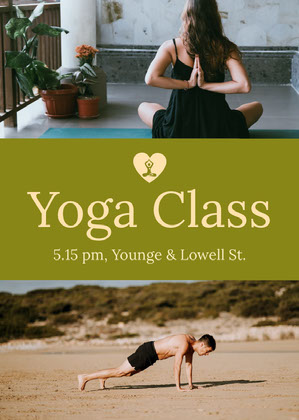 Free Yoga Poster Maker With Online Templates Adobe Spark