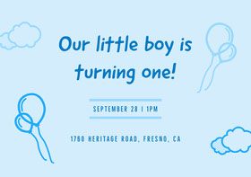 Free Birthday Invitation Templates For Boys Adobe Spark