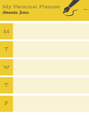 Free Schedule Maker With Online Templates Adobe Spark